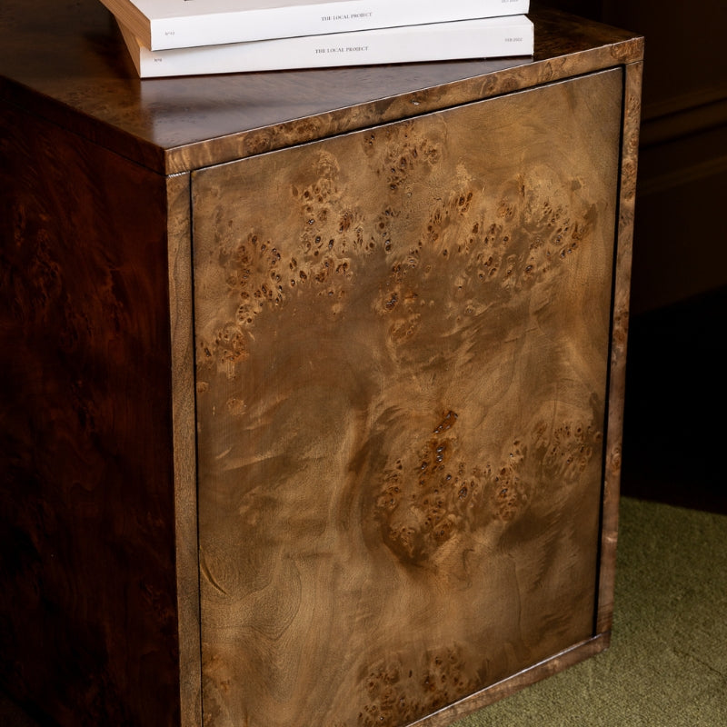 Vernier Leaner Side Table Tabac