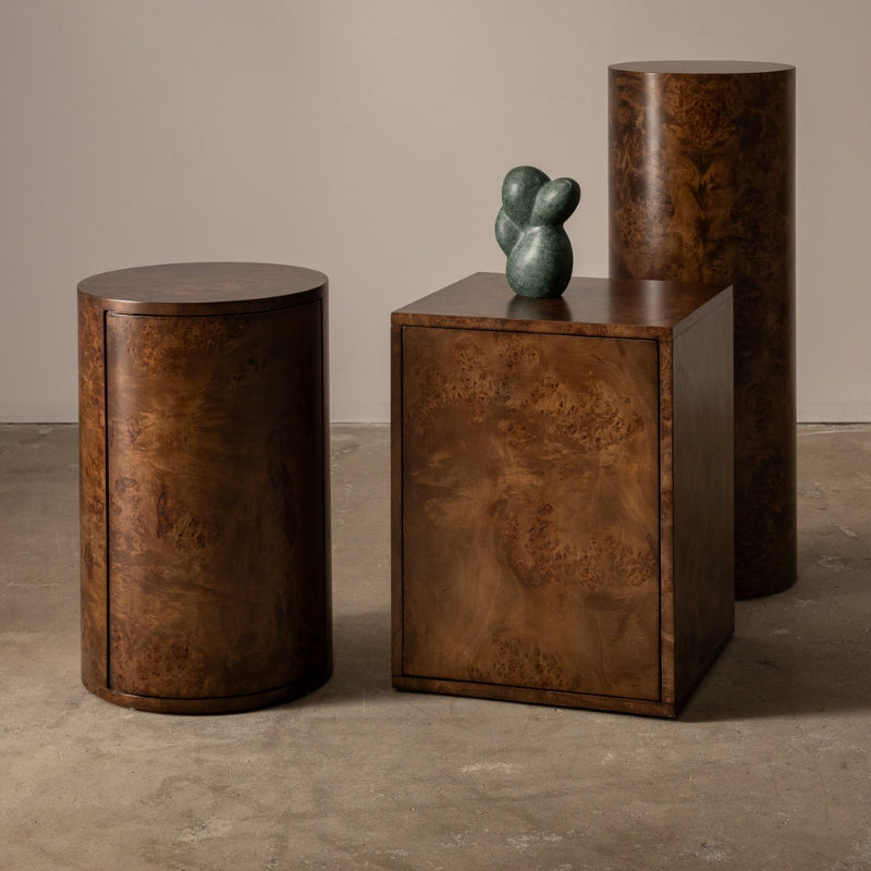 Vernier Leaner Side Table Tabac