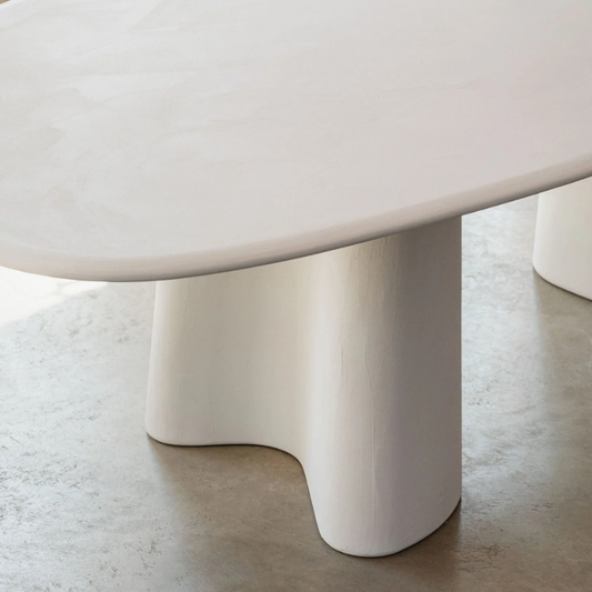 Organic Fixed Dining Table - 300 × 130 cm