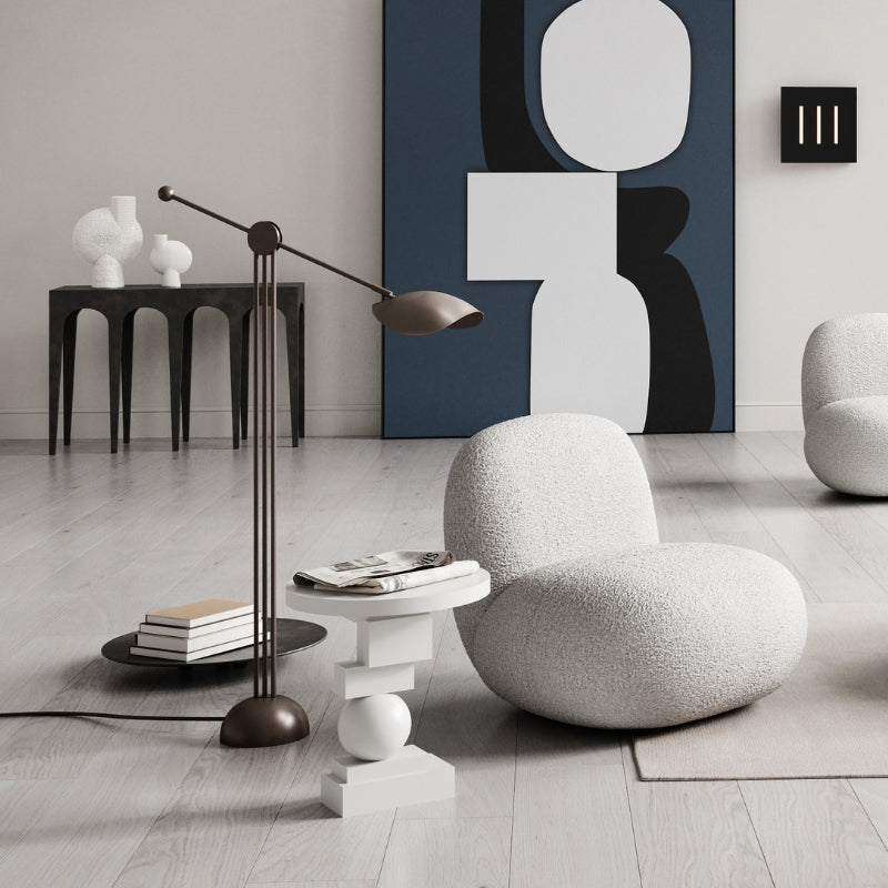 Artist Side Table White