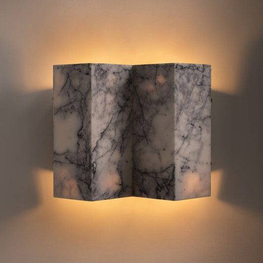 Maisy Double Wall Light Marble