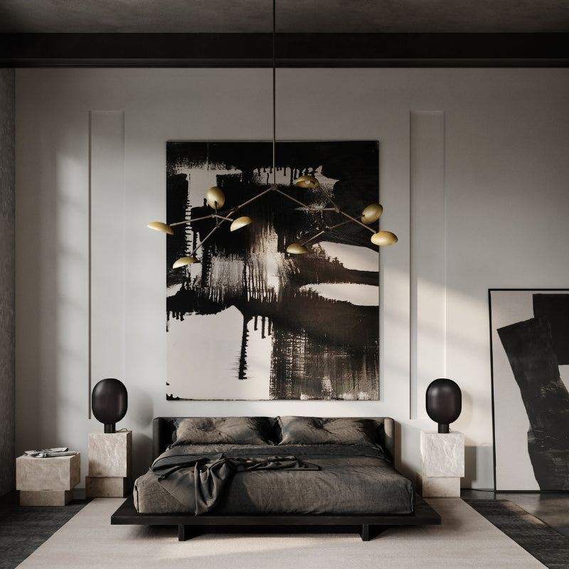 Clam Table Lamp - Burned Black