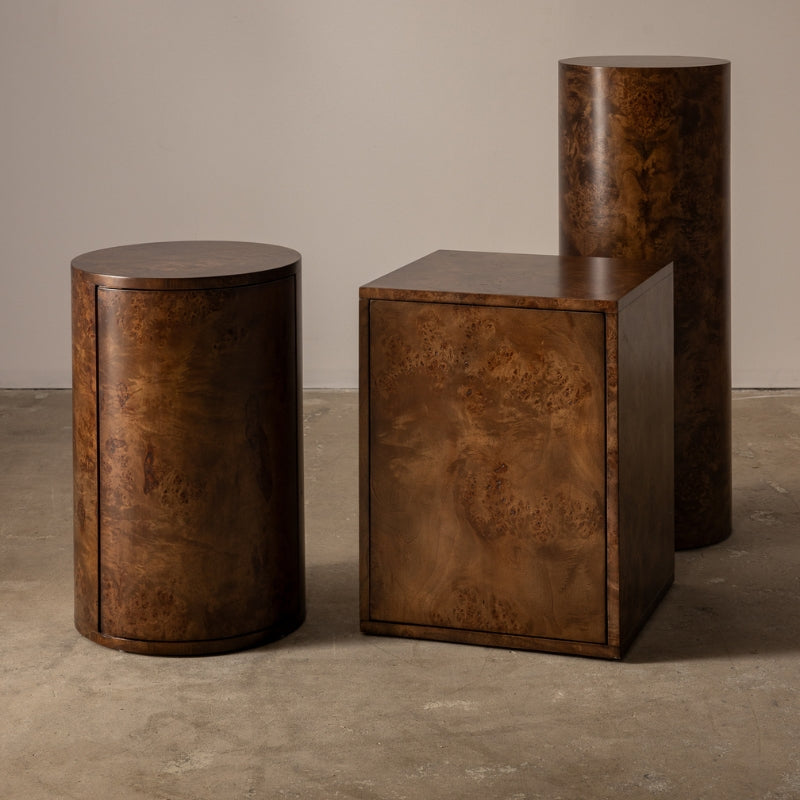 Vernier Leaner Side Table Tabac