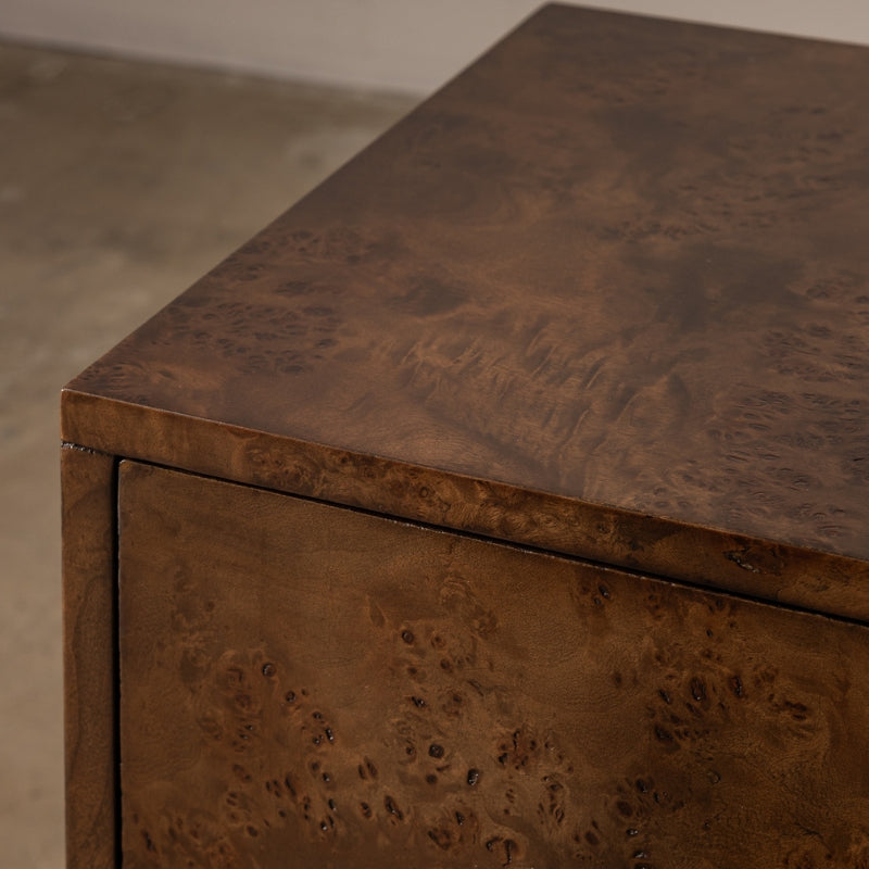 Vernier Leaner Side Table Tabac