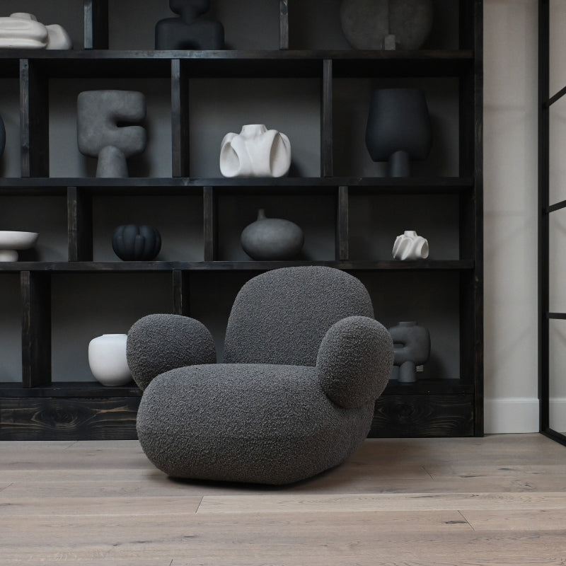 Toe Armchair Flat - Deep Taupe