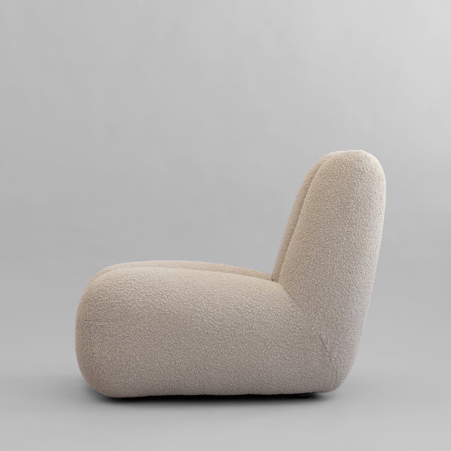 Toe Chair Bouclé Smoke Sand