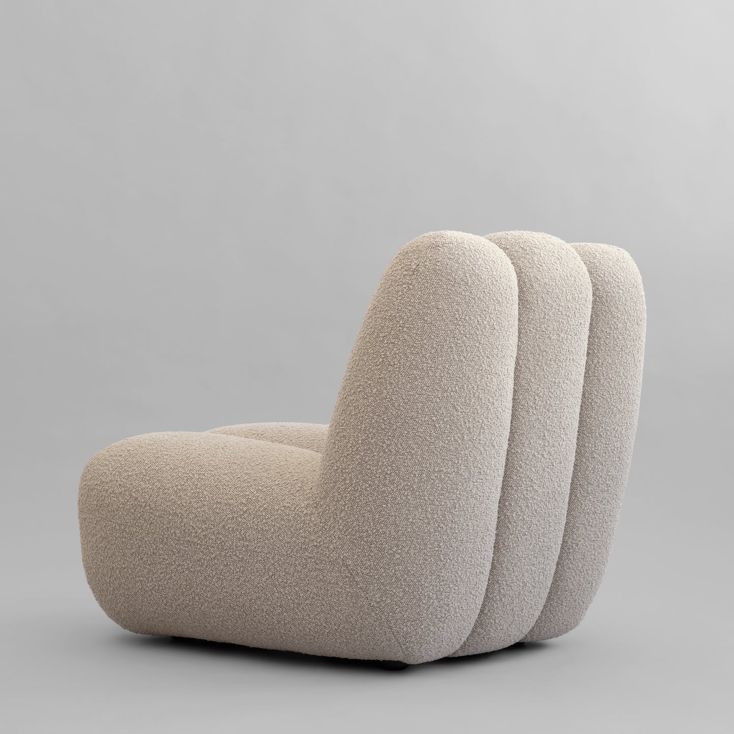 Toe Chair Bouclé Smoke Sand