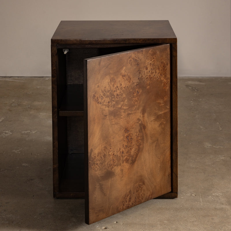 Vernier Leaner Side Table Tabac