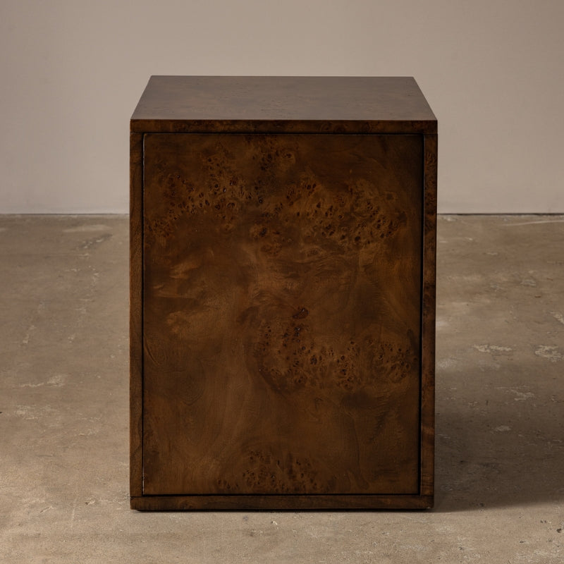 Vernier Leaner Side Table Tabac
