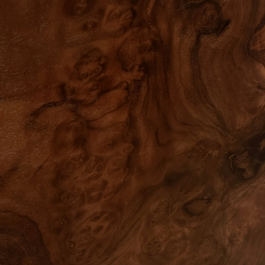 Walnut Burlwood 75 cm Plinth Column