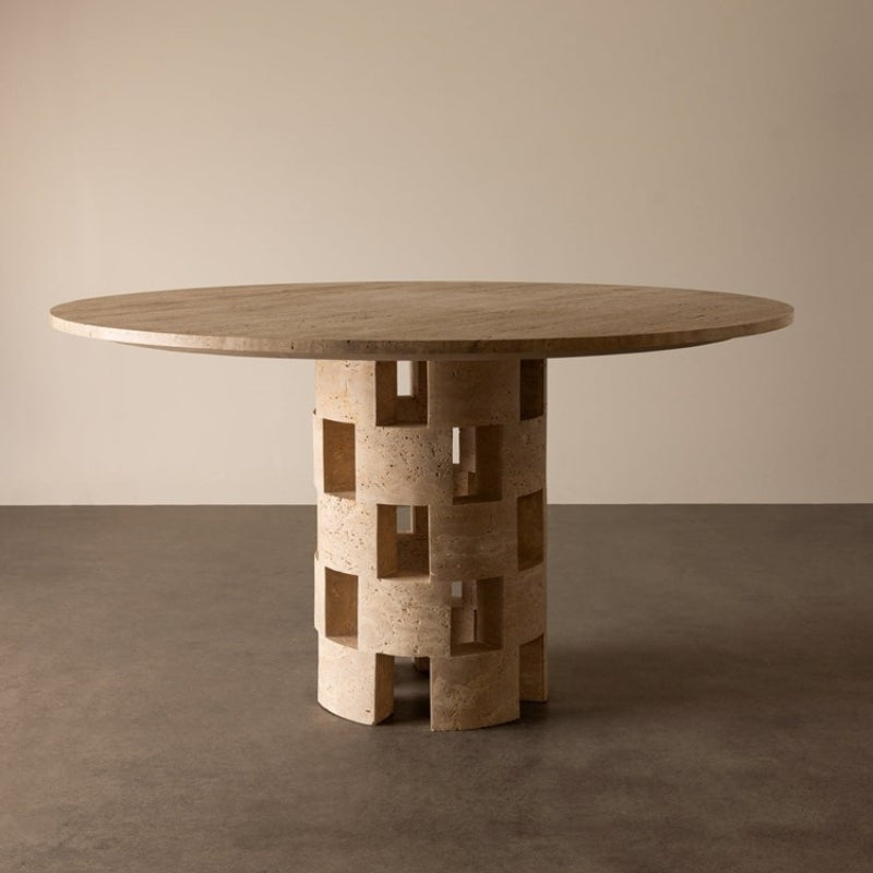 Vivi Dining Table Travertine