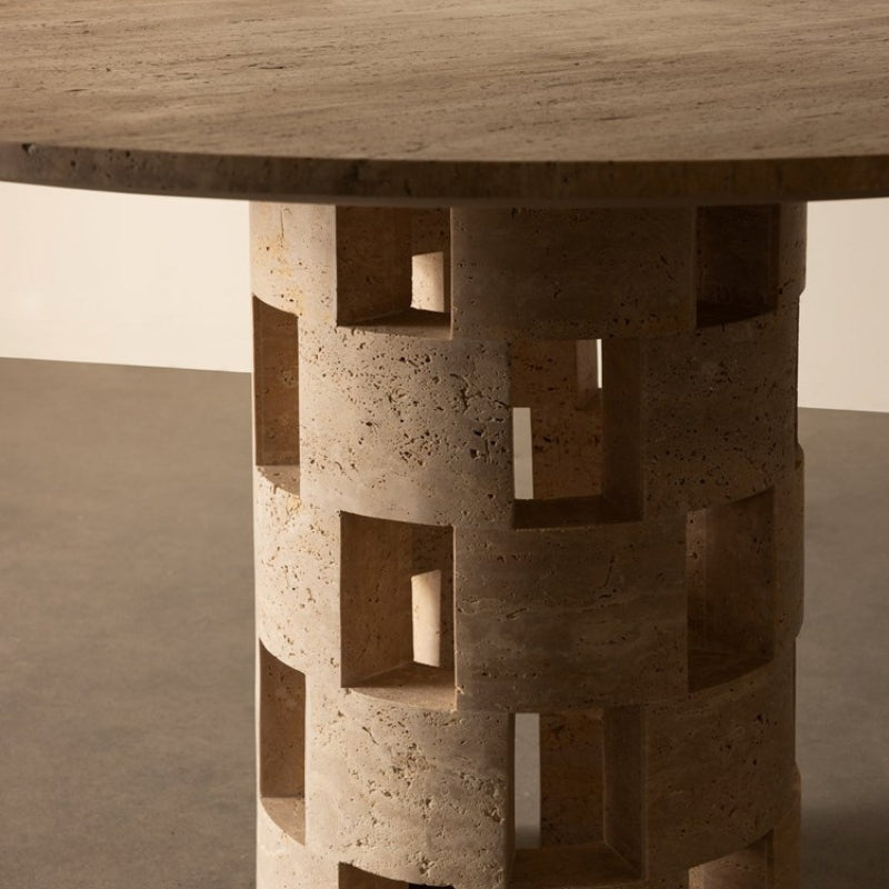 Vivi Dining Table Travertine