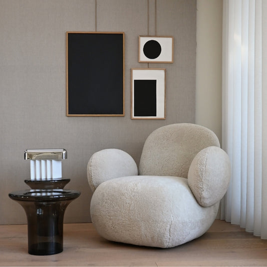 Toe Armchair Flat - Off White