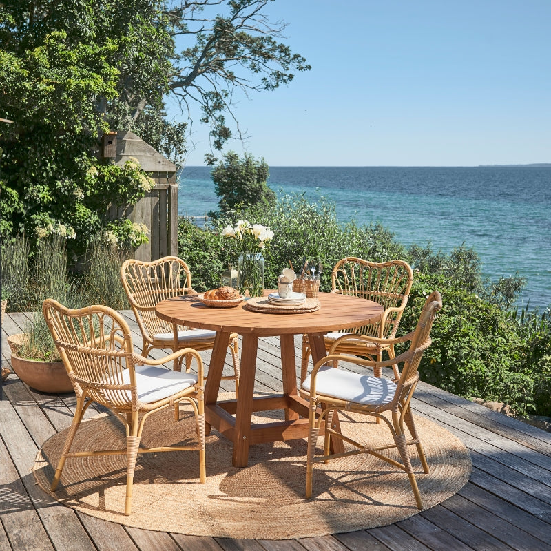 Margret Exterior Dining Chair - Natural