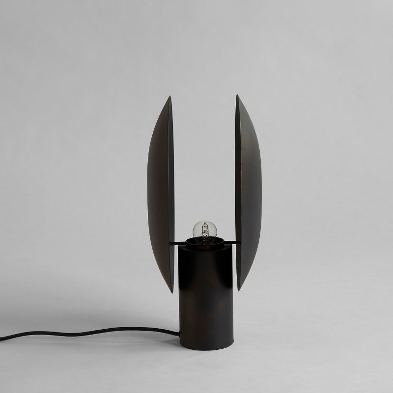 Clam Table Lamp - Burned Black