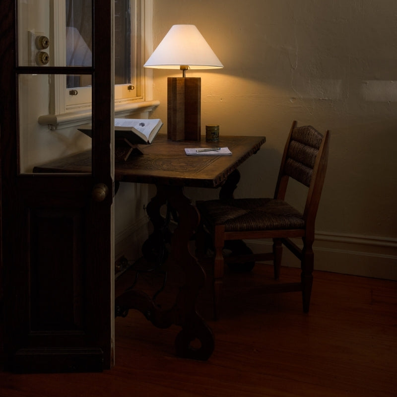 Marquis Table Lamp Pecan