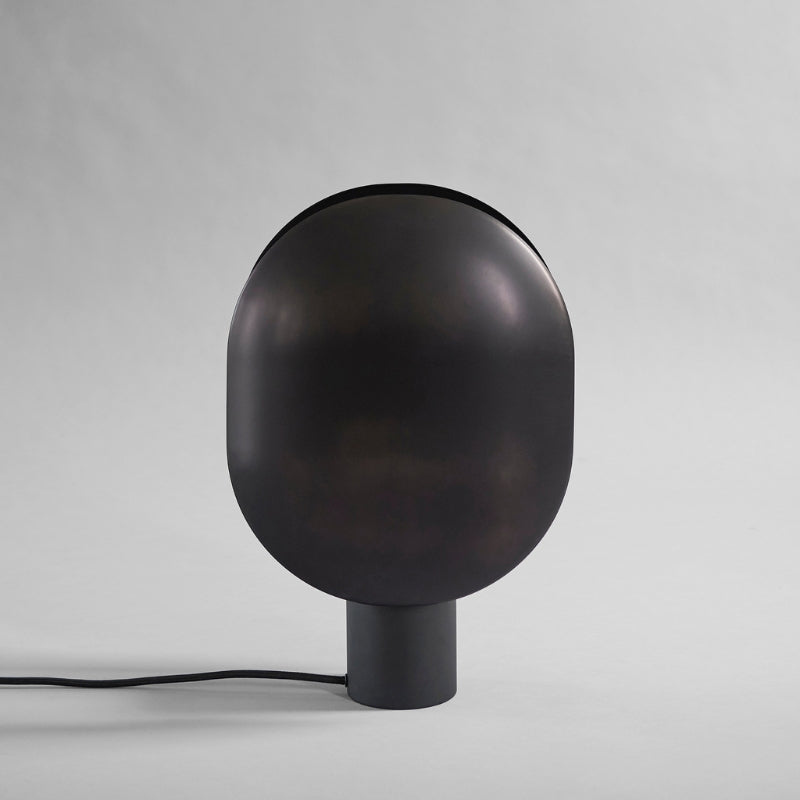 Clam Table Lamp - Burned Black