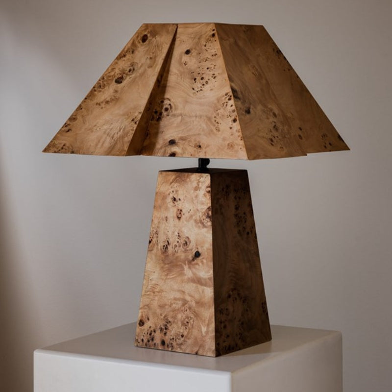 Bohan Table Lamp Burlwood