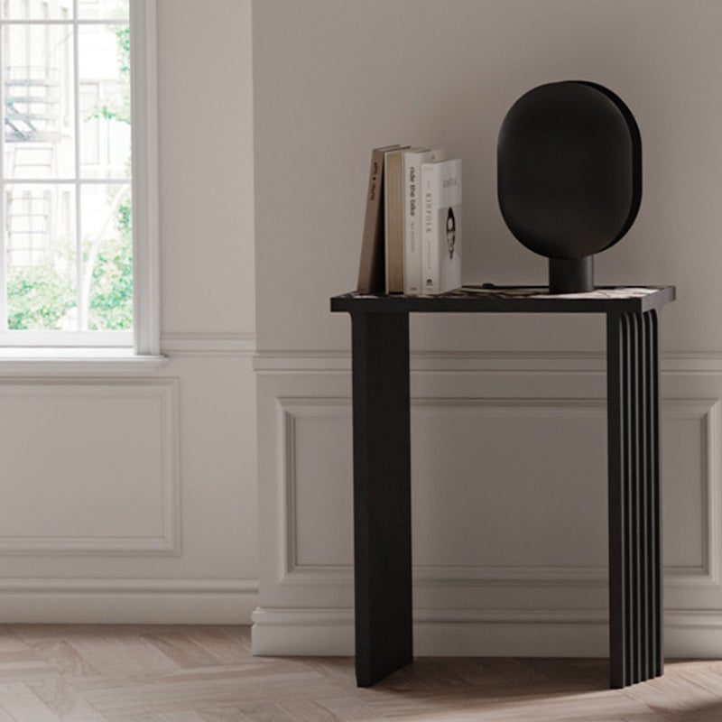 Clam Table Lamp - Burned Black