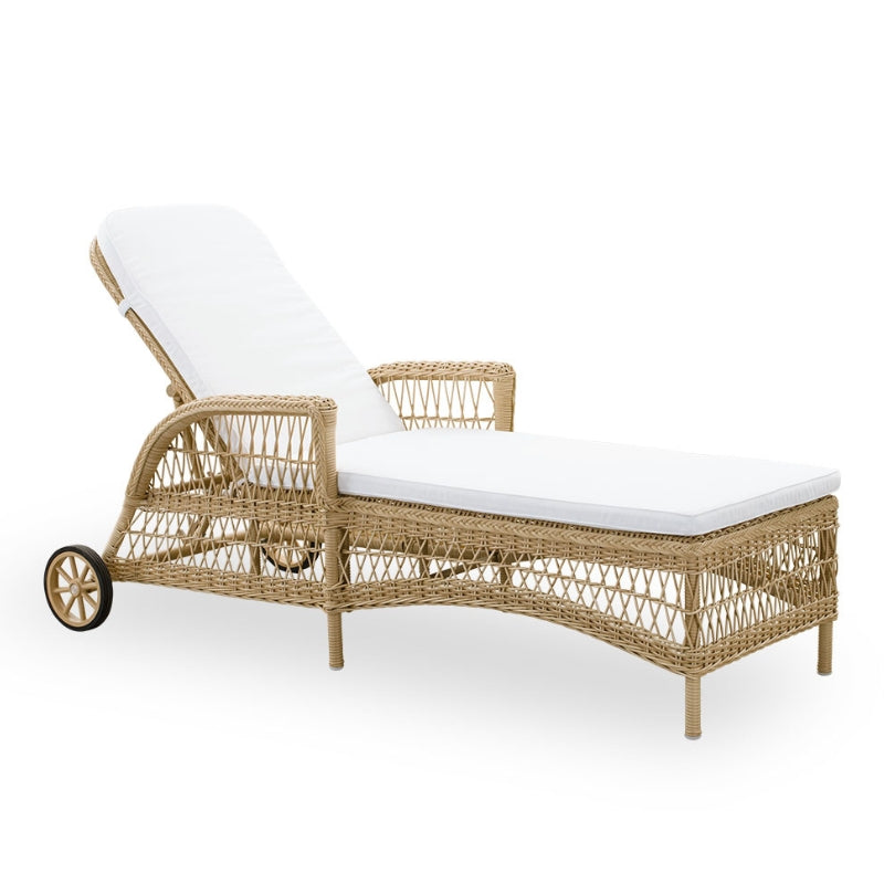 Daisy Exterior Sunlounger - Natural