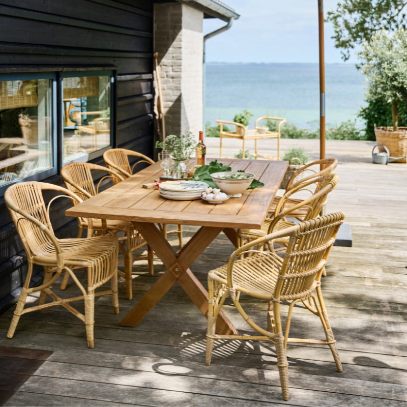 Robert Exterior Dining Chair - Natural