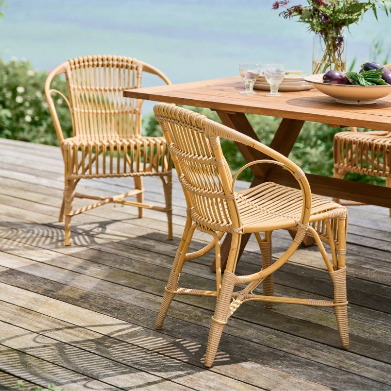 Robert Exterior Dining Chair - Natural