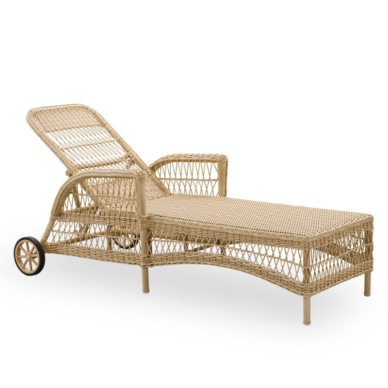 Daisy Exterior Sunlounger - Natural