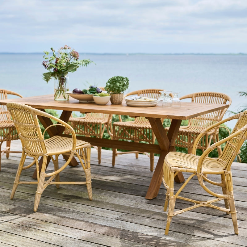Robert Exterior Dining Chair - Natural