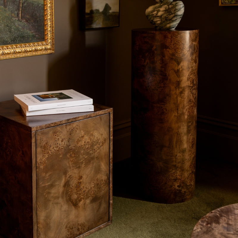 Vernier Leaner Side Table Tabac
