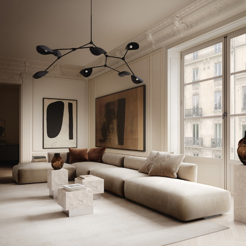 Stingray Chandelier - Bronze (5m)