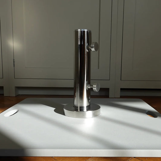 50kg steel square parasol base with handles