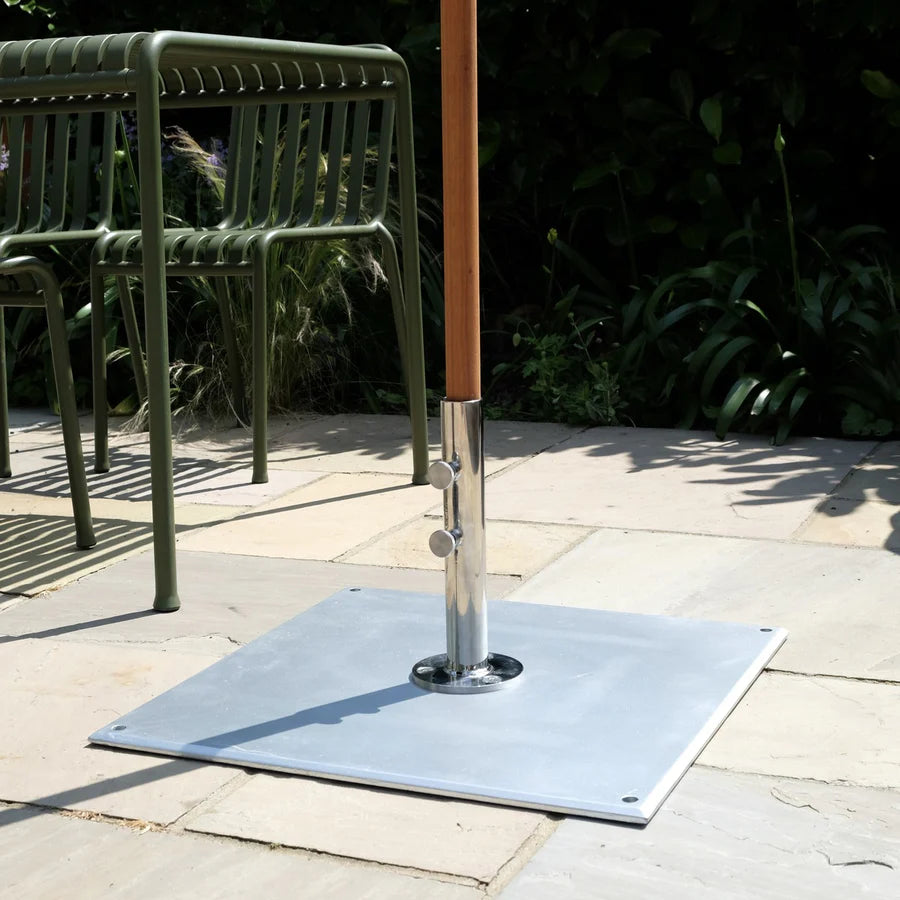35kg / 45kg Galvanised Steel Square Metal Parasol Base