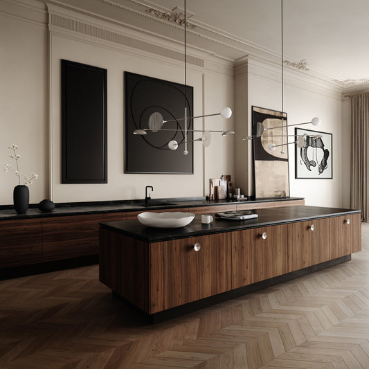 Sahn Chandelier - Chrome