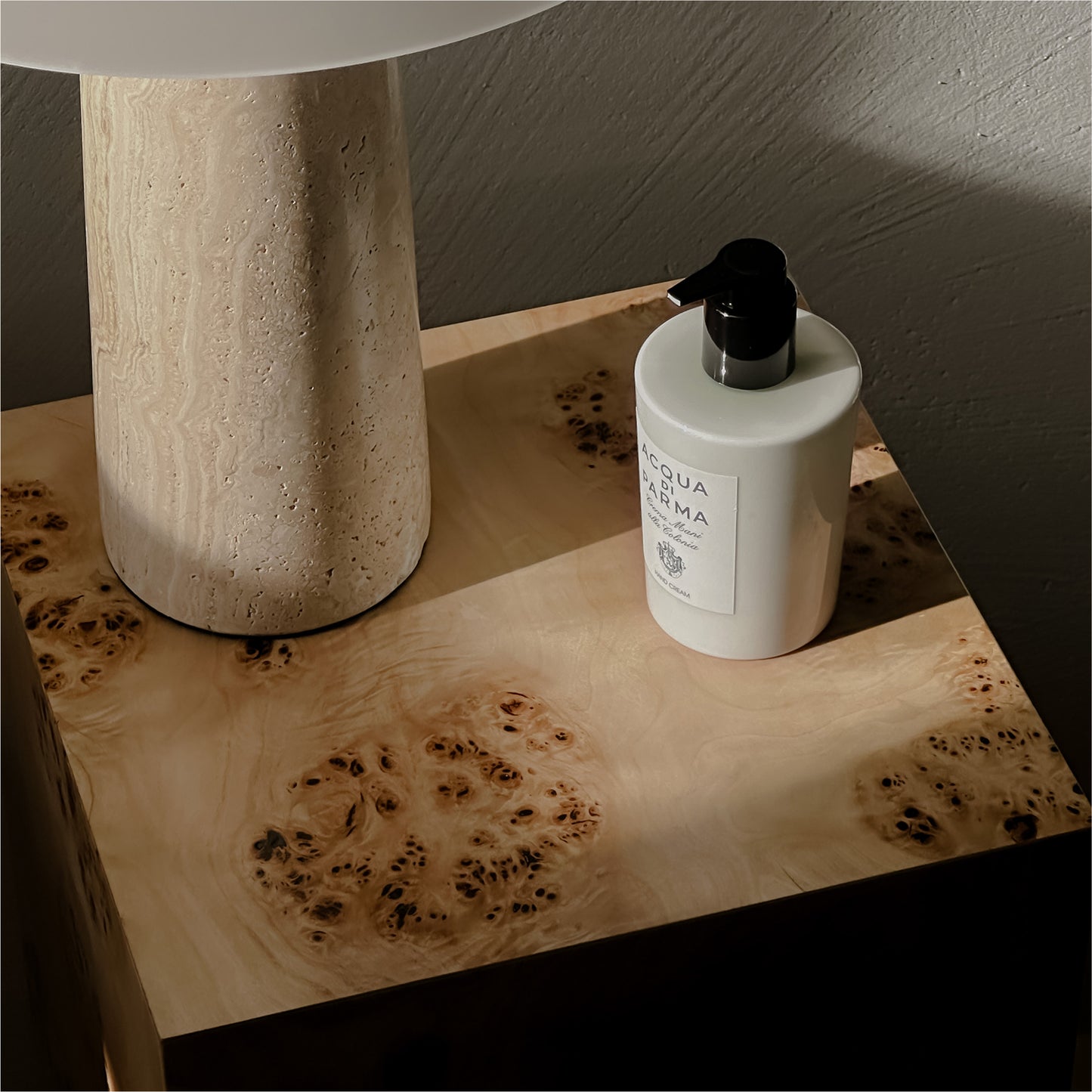 Popular Burlwood 55 cm Plinth Side Table