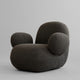 Toe Armchair Flat - Deep Taupe