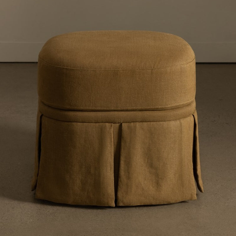 Nora Ottoman Small Caramel