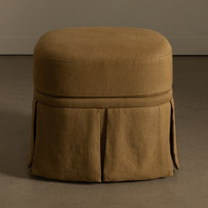 Nora Ottoman Small Caramel