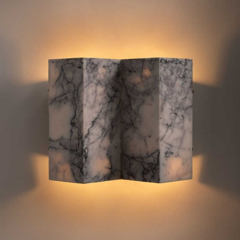 Maisy Double Wall Light Marble