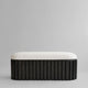 Tribu Bench Ottoman in Linen Fabric