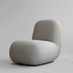 Toe Flat Chair Sunproof Fabric Taupe