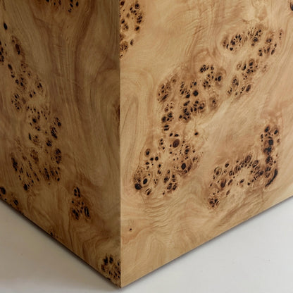 Popular Burlwood 55 cm Plinth Side Table