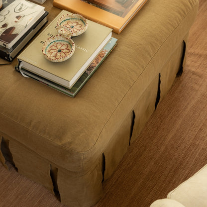 Nora Ottoman Large Caramel