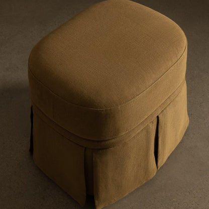 Nora Ottoman Small Caramel