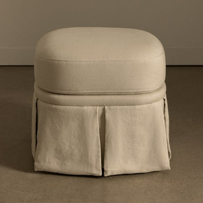 Nora Ottoman Small Creme