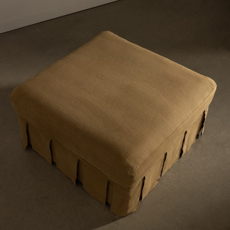 Nora Ottoman Large Caramel