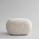 Toe Ottoman Foot Stool - Sandshell (Sheepskin)