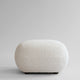 Toe Ottoman Foot Stool - Off White
