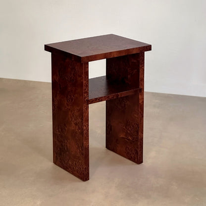 Burlwood Nightstands