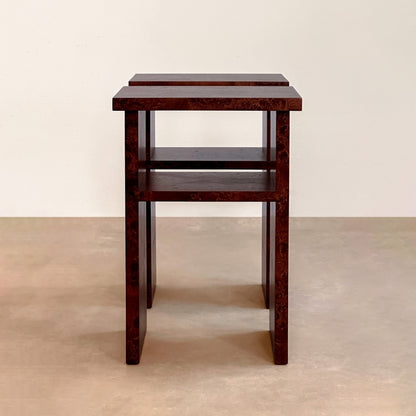 Burlwood Nightstands