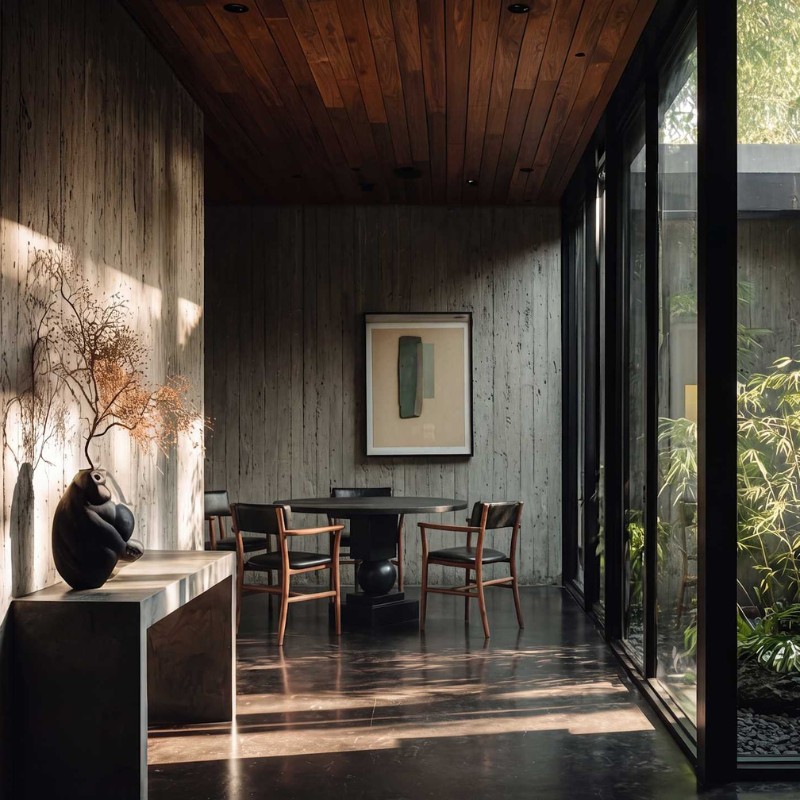 The Nama Dining Chair with Armrests